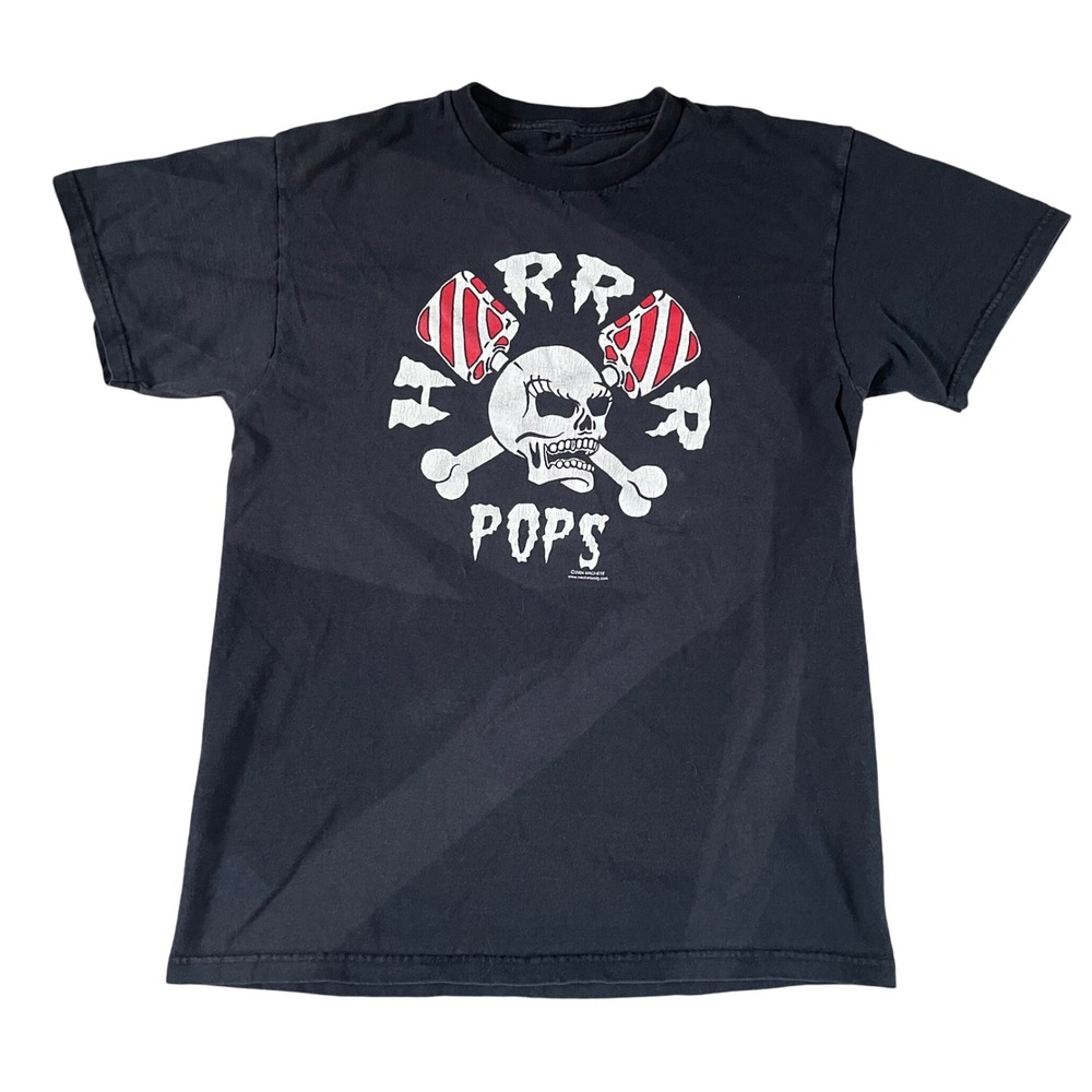 Vintage Horrorpops T-Shirt‎ Official 2004 Machete Psychobilly Punk Rock *READ*